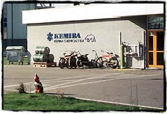 Sign made for Kemira Chemicals
